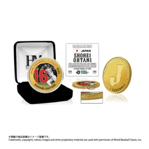 WBC 2023 SHOHEI OHTANI Batter The Highland moneta d'oro come nuova 1500 Giappone limitato - Foto 1 di 4