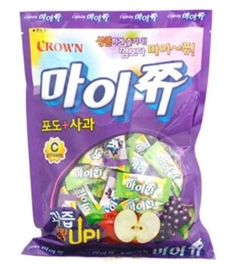 Snack de corona coreana fruta suave caramelo uvas mico + manzanas 328 g - Imagen 1 de 1
