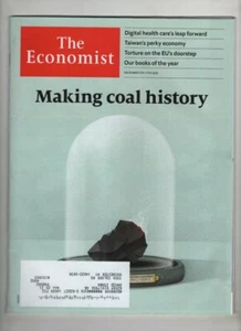The Economist Mag Making Coal History December 5-11 2020 012221nonr - Picture 1 of 1