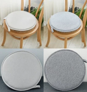 Round 14.5”x 1" All Season Seat Cushion with Soft Fabric & 3D Vertical Cotton - Picture 1 of 9