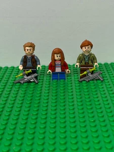 LEGO Jurassic World Caire Dearing Owen Grady Maise Lockwood Minifiguras Dinosaurio - Imagen 1 de 1
