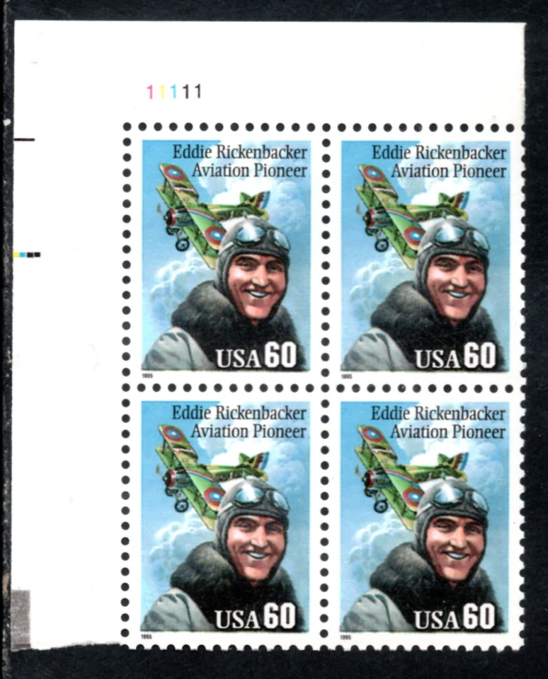 US Scott #2998, Plate Block of 4, MNH, Plate #11111 UL - Image 1 of 1