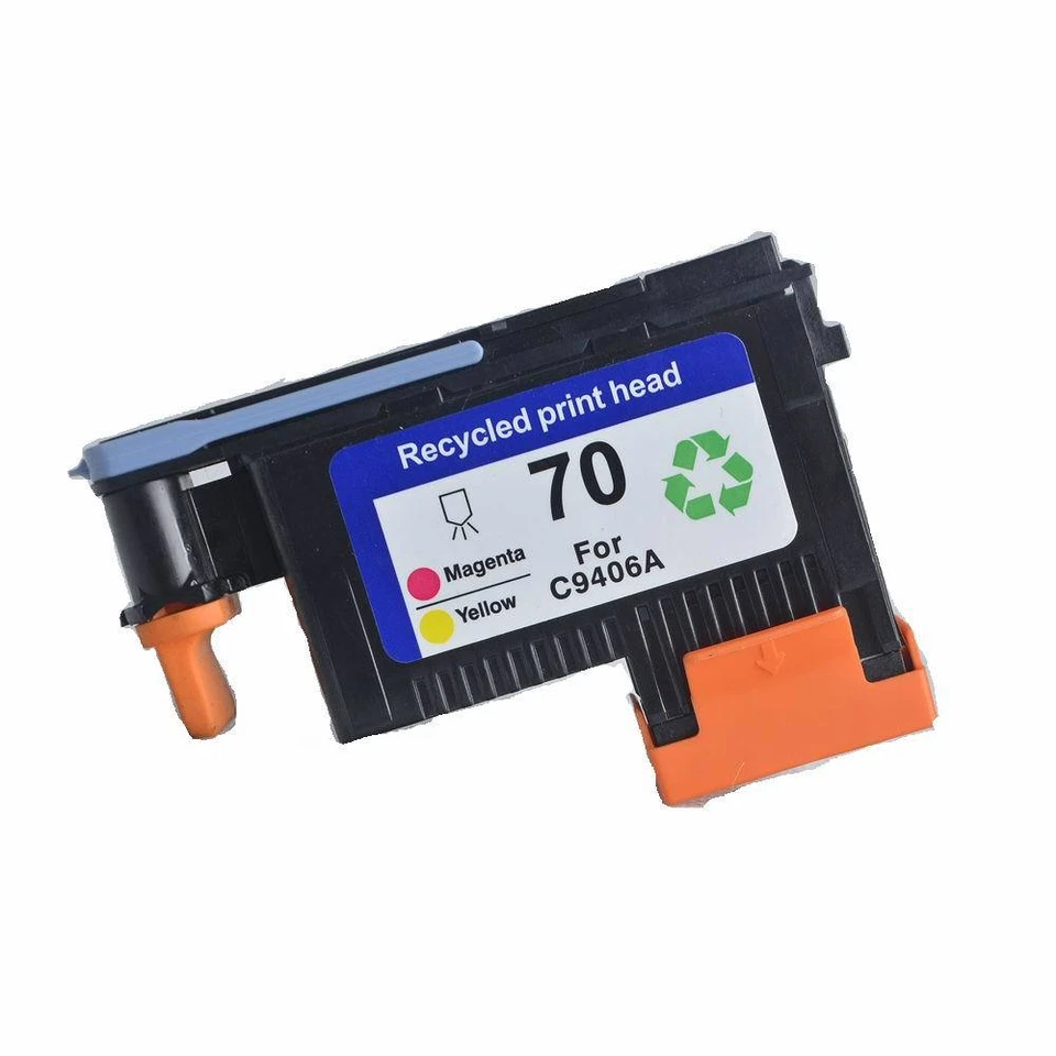 Cabezal de impresión HP 70 magenta/amarillo C9406A para HP Designjet Z2100 Z3100 B8850 B9180 Foto 1 de 1