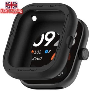 Silicone Protective Cover Case Shockproof Cover Shell for Redmi Watch4 (Black) - Zdjęcie 1 z 9