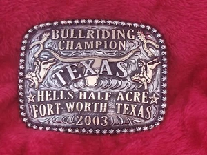 FIBBIA TROFEO RODEO BULL RIDING PRO CHAMPIONSHIP☆GUSCI MEZZO ACRO ☆RA☆2003☆936 - Foto 1 di 11