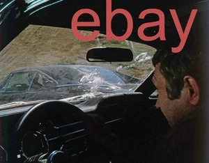 STEVE McQUEEN 1968 Bullitt 8x10 DODGE CHARGER & FORD MUSTANG color still #37 - Picture 1 of 1