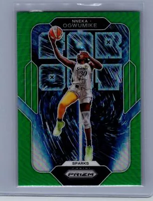 2022 Panini Prizm WNBA #6 Nneka Ogwumike Far Out Prizms Green - Image 1 of 2