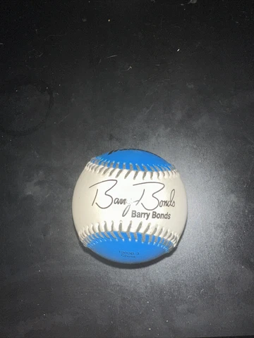 Vintage Barry Bonds Soft-Strike Ball - Franklin Baseball - Blue White  1909B-3 Cover