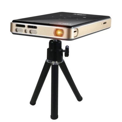 4K DLP Mini Projector Android WiFi Bluetooth 1080P 8/32G Home Theater - Image 1 of 4