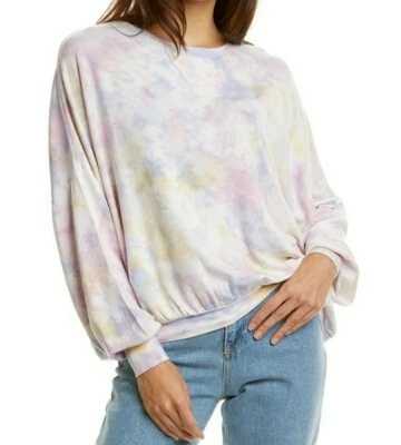 Young Fabulous And Broke Pastel Tie Dye Juliette Sweatshirt Size Medium - Image 1 of 4