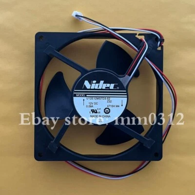 Ventilador de refrigeración de 3 hilos Nidec MODELO U12E12MS7D3-52Z32 12VDC Foto 1 de 2