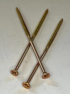 6mm x 150mm Multi Purpose Woodscrews Countersunk ZYP Pozi Performance 6" - Picture 1 of 24