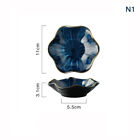 1Pc Ceramic Taste Dish Flower Shape Porcelain Nut Saucer Small Plate Tablewar Zm