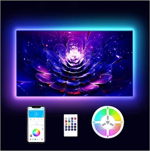 LED Lights for TV, TV Led Backlight, 15Ft RGB Led Strip Lights for TV 55-75 Inch - Picture 1 of 12