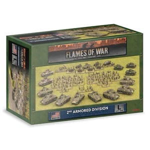 Flames of War - USAB13 - USA 2nd Armoured Division Army Deal - Picture 1 of 4