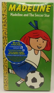 Sealed Hype Sticker-Madeline & The Soccer Star VHS Video Tape Golden Books Sony - Bild 1 von 5