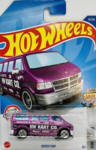 2022 Hot Wheels Purple Dodge Van Super Treasure Hunt HW Metro 6/10 55/250