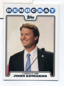 2008 Topps Presidential Campaign John Edwards #C08-JE