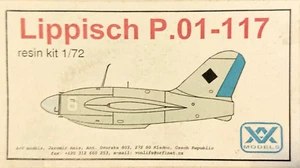 A+V Models 1:72 Lippisch P.01-117 Resin Kit #AV *SEALED BAGS* - Picture 1 of 5