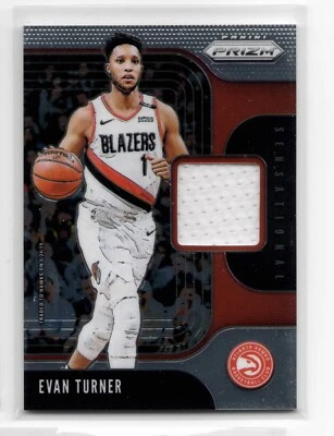 Evan Turner 2019-2020 Panini Prizm Sensational Swatches Relic - Image 1 of 2