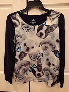 Justice Dogs Long Sleeved Shirt NWT Size 14 - Picture 1 of 1