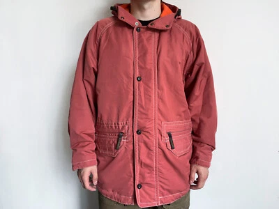 90s Vintage Descente Cycling Ski Snowboard Winter Red Parka Jacket Made in Japan - Image 1 of 4
