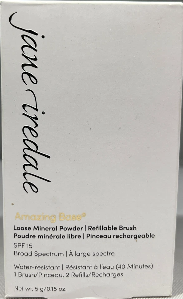 Jane Iredale Amazing Base Loose Mineral Powder Refillable Brush - CHOOSE SHADE! - Image 1 of 1