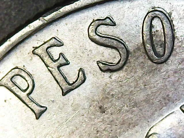 Máquina Doblar y DIE CHOQUE ERROR EN UN PESO MORELOS 1978 abierta ocho Foto 1 de 4