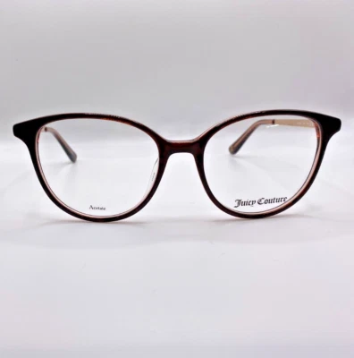 Marco de gafas de plástico redondo dorado marrón Juicy Couture JU 207/G 09Q 52-17-140 Foto 1 de 4