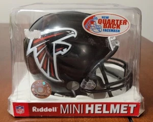RIDDELL MINI HELMET QUARTERBACK FACEMASK MICHAEL VICK ATLANTA FALCONS - Picture 1 of 5