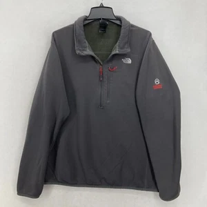 The North Face Summit Series Fleece Lined Sweatshirt Jacket Mens 2XL Gray Camp - Picture 1 of 13