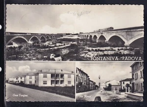 Cartolina Fontaniva Padova TRENO VEDUTINE EE483 - Picture 1 of 1