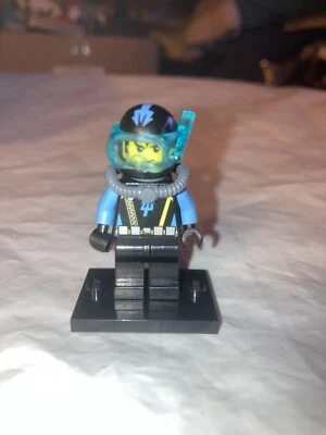 Lego World Aqua Raiders Divers Mini Figure MiniFig - Image 1 of 4