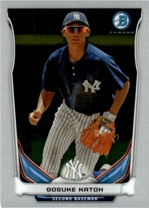 2014 Bowman Chrome Prospects Gosuke Katoh New York Yankees #BCP56 - Picture 1 of 2