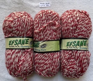 EFSANE ASENA KNITTING YARN BLUE/WHITE 100G BALLS LOT 13 # 11 - Picture 1 of 6