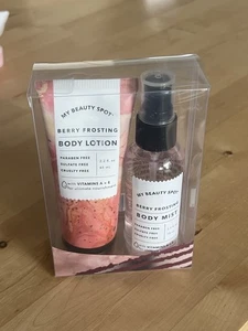 MY BEAUTY SPOT - BERRY FROSTING - 2 PIECE SET - BODY LOTION & BODY MIST - NEW - Picture 1 of 4