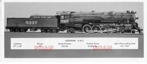25DD035 RP MISSOURI PACIFIC RAILROAD 4-8-2 LOCO #5337 - Picture 1 of 1