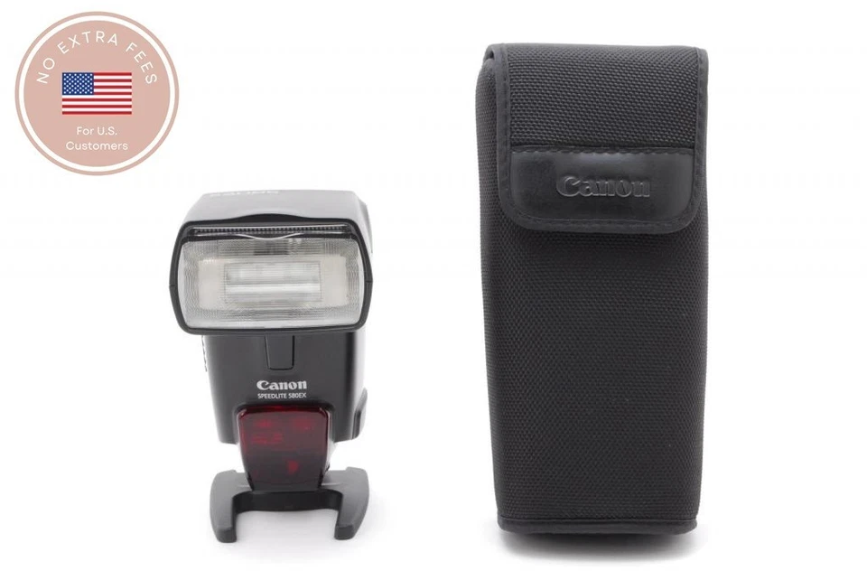[CASI COMO NUEVO con estuche] Flash de montaje en zapata Canon Speedlite 580EX de JAPÓN Foto 1 de 4
