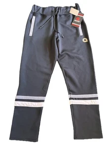 Akademiks Sweat Pants For Men Size:L Color: Black. 100% Polyester. - Picture 1 of 9