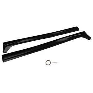 Black ABS Side Panel Kit for Honda Accord 4-Door 2008-2012 Body Skirt Extension - Picture 1 of 11
