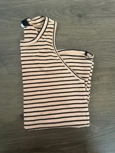Volcom Women's Striped Tank Top Beach Casual Comfy Size M - Picture 1 of 6