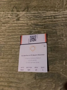 Sammler Ticket „Ausdruck“ SL Benfica vs FC Bayern München Fifa Club WM 2025 - Bild 1 von 1