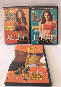 Jillian Michaels: 30 Day Shred & New Jillian No More Trouble Zones Tony Horton - Picture 1 of 3