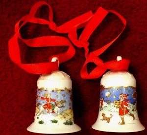 Zwei Weihnachtsglocken der Firma HUTSCHENREUTHER 1988 + 1990 in Originalkartons - Picture 1 of 3