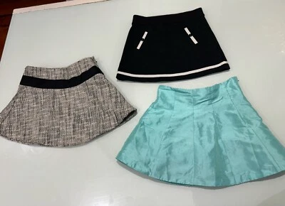 Юбка для девочек Janie and Jack размер 5/6 синяя / серая и черная - Изображение 1 из 4