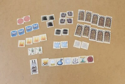 Dragon Strike Game TSR 1993 Complete Set 43 Tiles Door Treasure Replacement Part - Image 1 of 2