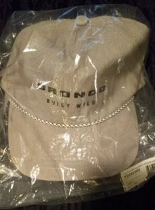 New Ford Bronco "Built Wild" Hat (tan/beige) canvas - Picture 1 of 2