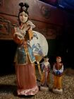 Chinese Doll Set Vintage 1940's-1950's Tang Dynasty MADE IN OCCUPIED JAPAN