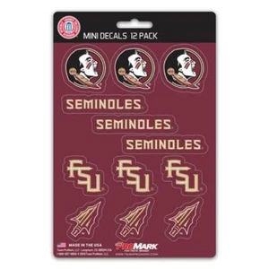 Florida State University Seminoles - Set Of 12 Sticker Sheet - Picture 1 of 1
