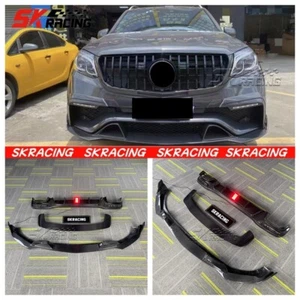 For 17-19 Benz GLS63 GLS X166 Carbon Fiber Spoiler Wing Rear Diffuser Front Lip - Picture 1 of 57